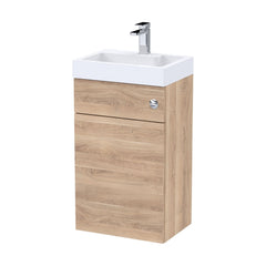 [BFRI3045CB] Millwich 500mm Floor Standing Combination Basin and WC Unit, Choice of Colour - Cutout