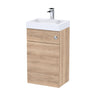 [BFRI3045CB] Millwich 500mm Floor Standing Combination Basin and WC Unit, Choice of Colour - Cutout