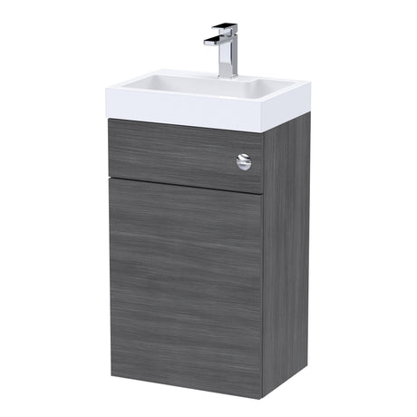 [BFRI545CB] Millwich 500mm Floor Standing Combination Basin and WC Unit, Choice of Colour - Cutout