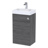 [BFRI545CB] Millwich 500mm Floor Standing Combination Basin and WC Unit, Choice of Colour - Cutout