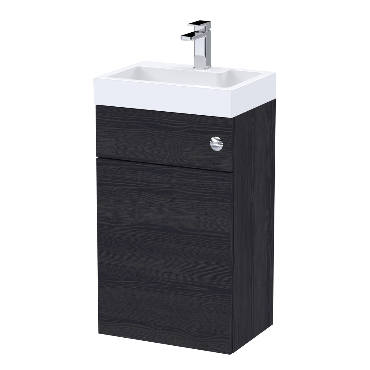 [BFRI645CB] Millwich 500mm Floor Standing Combination Basin and WC Unit, Choice of Colour - Cutout