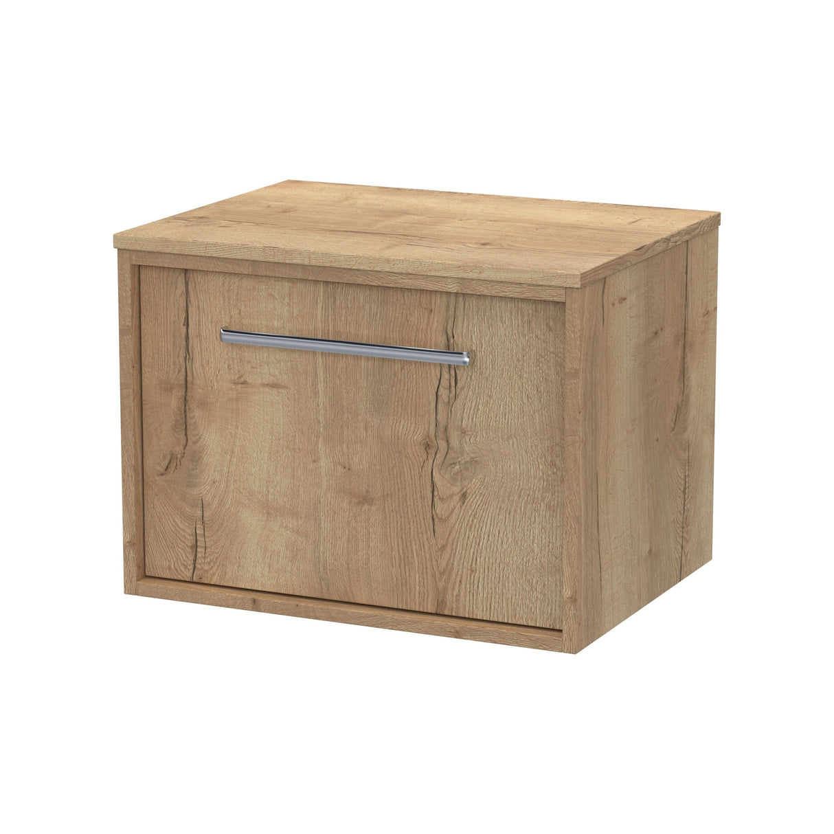 [BFRS1894W] Sturbridge Contemporary Wall Hung 1 Drawer Vanity Unit with Laminate Worktop - Choice of Size and Colour - Cutout