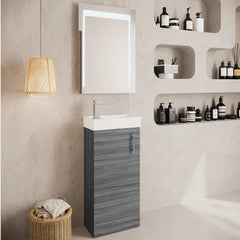 [BFSA003] Freehay Compact Cloakroom Vanity Basin Unit, 400mm - Choice of Mount Type, Colour and Handle Finish - Lifestyle 3