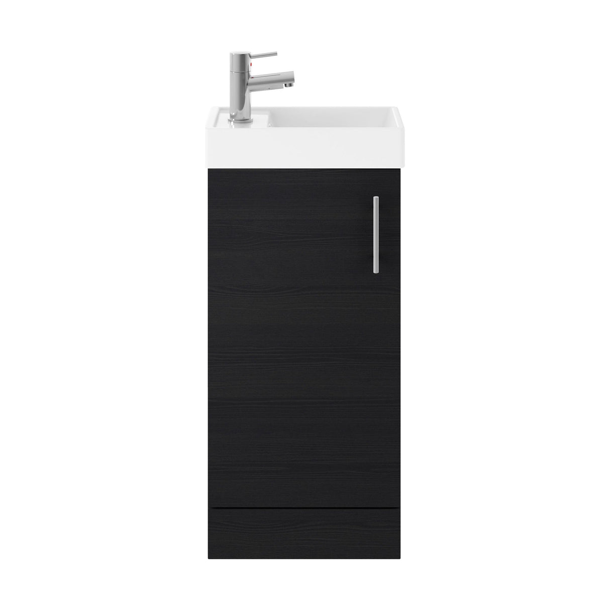 [BFSA004] Freehay Compact Cloakroom Vanity Basin Unit, 400mm - Choice of Mount Type, Colour and Handle Finish - Cutout