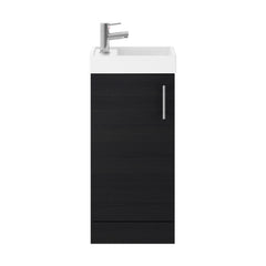 [BFSA004] Freehay Compact Cloakroom Vanity Basin Unit, 400mm - Choice of Mount Type, Colour and Handle Finish - Cutout