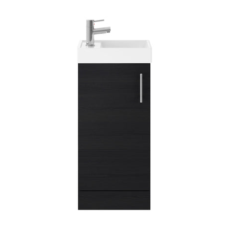 [BFSA004] Freehay Compact Cloakroom Vanity Basin Unit, 400mm - Choice of Mount Type, Colour and Handle Finish - Cutout