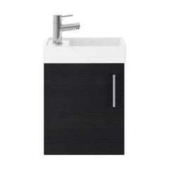 [BFSA010] Freehay Compact Cloakroom Vanity Basin Unit, 400mm - Choice of Mount Type, Colour and Handle Finish - Cutout