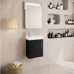 [BFSA010] Freehay Compact Cloakroom Vanity Basin Unit, 400mm - Choice of Mount Type, Colour and Handle Finish - Lifestyle 3