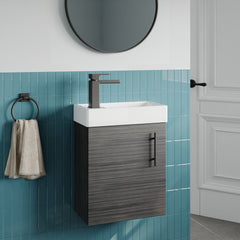 [BFSAH0992] Freehay Compact Cloakroom Vanity Basin Unit, 400mm - Choice of Mount Type, Colour and Handle Finish - Lifestyle 3
