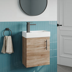 [BFSAH3192] Freehay Compact Cloakroom Vanity Basin Unit, 400mm - Choice of Mount Type, Colour and Handle Finish - Lifestyle 3