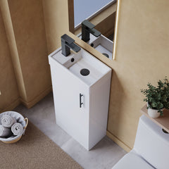 [BFSAH9292] Freehay Compact Cloakroom Vanity Basin Unit, 400mm - Choice of Mount Type, Colour and Handle Finish - Lifestyle 2
