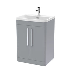 BFWA210B Aldershawe Contemporary 2 Door Floor Standing Vanity Unit with Basin - Choice of Colour - Cutout