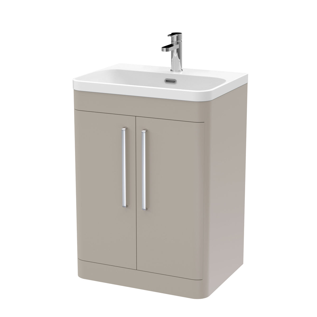 BFWA3210B Aldershawe Contemporary 2 Door Floor Standing Vanity Unit with Basin - Choice of Colour - Cutout