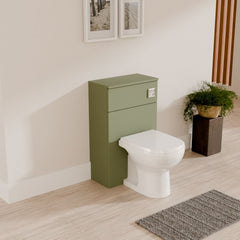 [BFWA841] Aldershawe Modern Floor Standing Soft Square WC Toilet Unit – 550mm - Lifestyle 3
