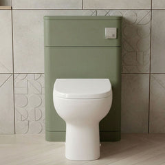 [BFWA841] Aldershawe Modern Floor Standing Soft Square WC Toilet Unit – 550mm - Silo
