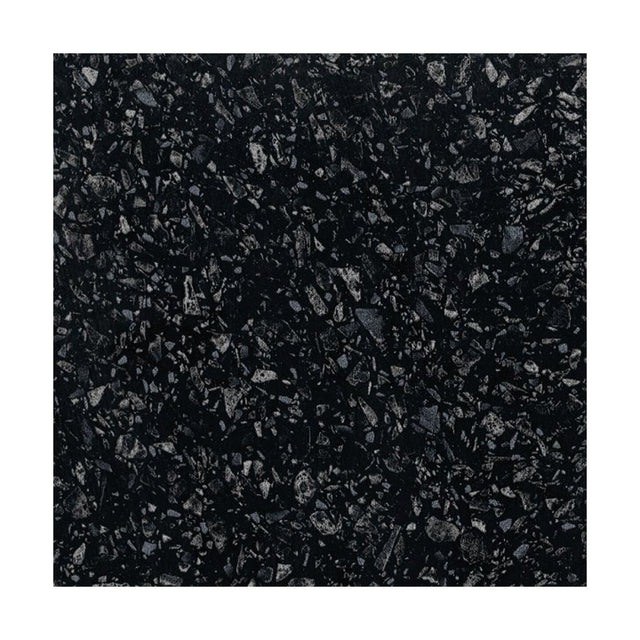 [BFWBAQ2] Black Astral Quartz MFC Laminate Kitchen Worktop, W 2000mm x L 28mm x D 365mm, Black - Cutout