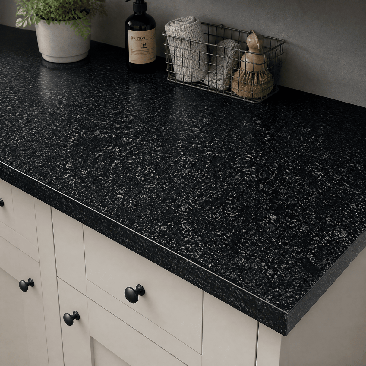 [BFWBAQ2] Contemporary MFC Laminate Kitchen Bathroom Worktop, 2000 x 28 x 365mm, Choice of Colour