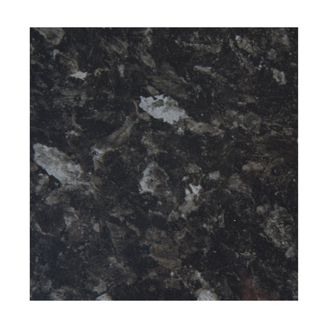 [BFWBSG2] Black Slate Gloss MFC Laminate Kitchen Worktop, W 2000mm x L 28mm x D 365mm, Black - Cutout