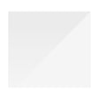 [BFWWGL2] White Gloss MFC Laminate Kitchen Worktop, W 2000mm x L 28mm x D 365mm, White - Cutout