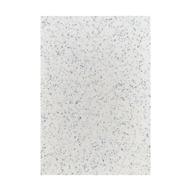 [BFWWSP2] White Sparkle MFC Laminate Kitchen Worktop, W 2000mm x L 28mm x D 365mm, White - Cutout