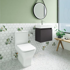 [BFZCH006] Cloakroom Suite - Vanity Unit, Tap and Toilet - Grey/Chrome - Lifestyle 3