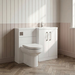 [BFZLE002] Bramshall Vanity Unit Bundle, Choice of Orientation and Colour - Silo