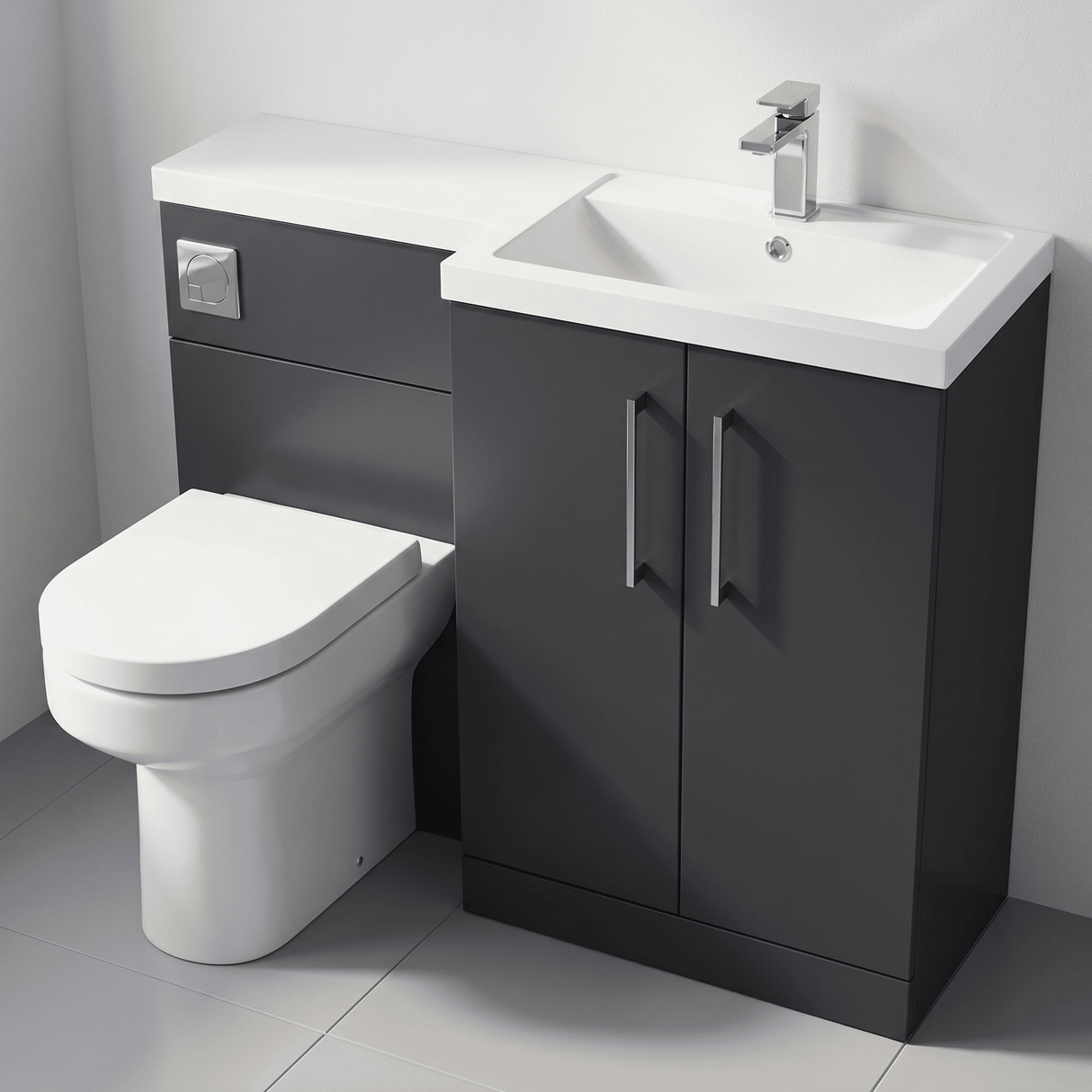 [BFZLE004] Bramshall Vanity Unit Bundle, Choice of Orientation and Colour - Lifestyle 2