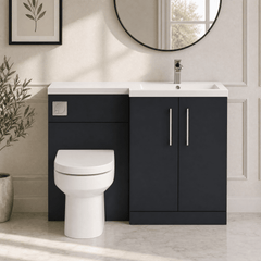 [BFZLE004] Bramshall Vanity Unit Bundle, Choice of Orientation and Colour - Silo