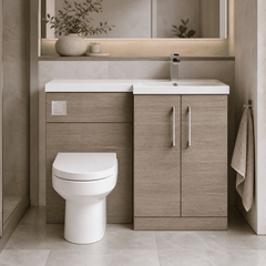 [BFZLE008] Bramshall Vanity Unit Bundle, Choice of Orientation and Colour - Lifestyle 1