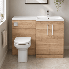 [BFZLE012] Bramshall Vanity Unit Bundle, Choice of Orientation and Colour - Lifestyle 1