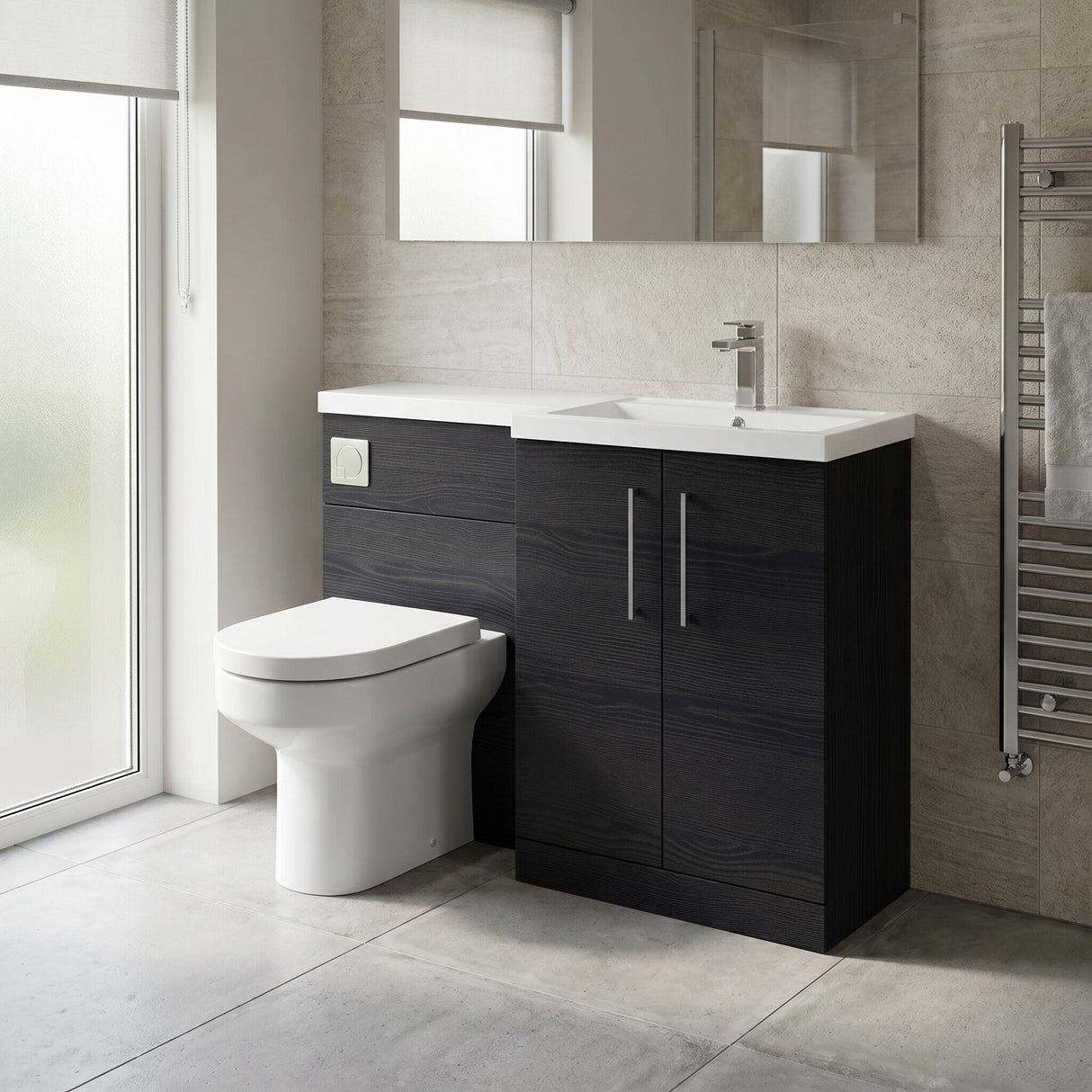 [BFZLE016] Bramshall Vanity Unit Bundle, Choice of Orientation and Colour - Lifestyle 3