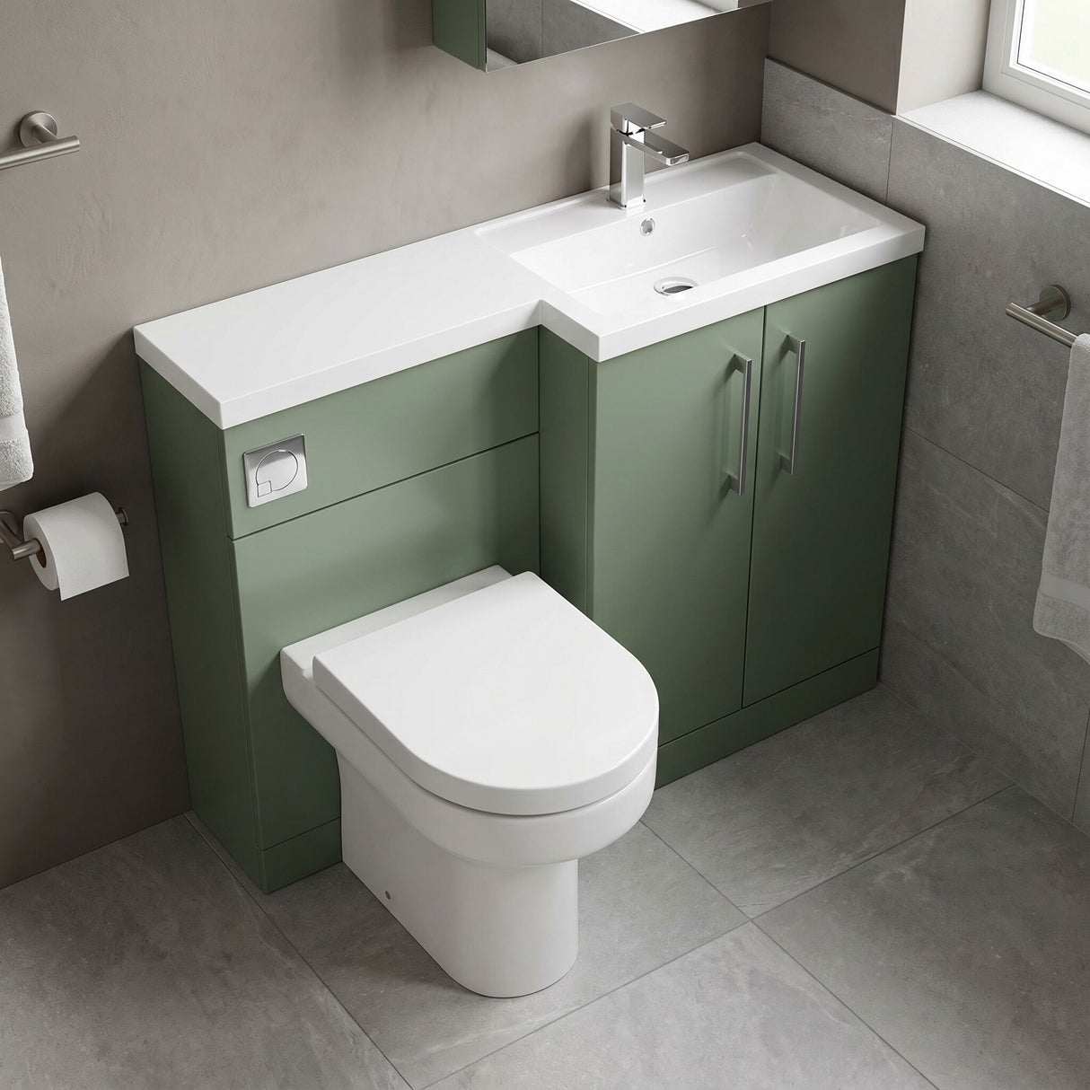 [BFZLE018] Bramshall Vanity Unit Bundle, Choice of Orientation and Colour - Lifestyle 2