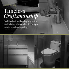 Winshill Wall Hung Cloakroom Bundle - Vanity, WC Unit, Toilet & Tap