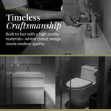 Power Wall Hung Cloakroom Bundle - Vanity, WC Unit, Toilet & Tap