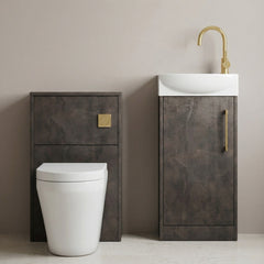 [BFZPW015] Winshill Floor Standing Cloakroom Bundle, Vanity, WC Unit, Toilet & Tap - Silo