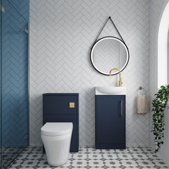 [BFZPW018] Winshill Floor Standing Cloakroom Bundle, Vanity, WC Unit, Toilet & Tap - Lifestyle 1