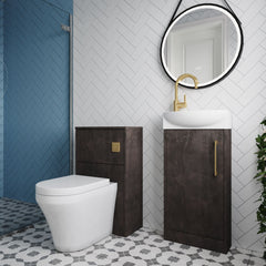 [BFZPW021] Winshill Floor Standing Cloakroom Bundle, Vanity, WC Unit, Toilet & Tap - Lifestyle 3