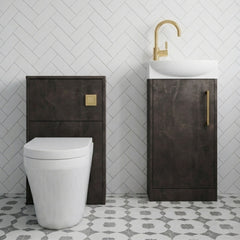 [BFZPW021] Winshill Floor Standing Cloakroom Bundle, Vanity, WC Unit, Toilet & Tap - Silo
