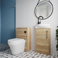 [BFZPW022] Winshill Floor Standing Cloakroom Bundle, Vanity, WC Unit, Toilet & Tap - Lifestyle 3