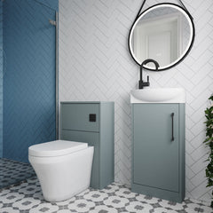 [BFZPW023] Winshill Floor Standing Cloakroom Bundle, Vanity, WC Unit, Toilet & Tap - Lifestyle 3