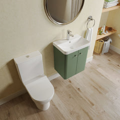 [BFZRC006] Flashbrook Wall Hung Cloakroom Set, Vanity Basin Unit, Toilet & Mono Basin Mixer Tap - Lifestyle 2