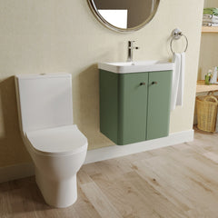 [BFZRC006] Flashbrook Wall Hung Cloakroom Set, Vanity Basin Unit, Toilet & Mono Basin Mixer Tap - Lifestyle 3