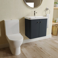 [BFZRC008] Flashbrook Wall Hung Cloakroom Set, Vanity Basin Unit, Toilet & Mono Basin Mixer Tap - Lifestyle 3
