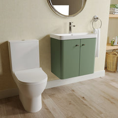 [BFZRC009] Flashbrook Wall Hung Cloakroom Set, Vanity Basin Unit, Toilet & Mono Basin Mixer Tap - Lifestyle 3