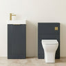 [BFZRE008] Belvide Floor Standing Cloakroom Suite, Vanity Basin Unit, WC Unit, Toilet & Tap - Silo