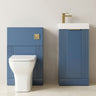 [BFZRE009] Belvide Floor Standing Cloakroom Suite, Vanity Basin Unit, WC Unit, Toilet & Tap - Silo