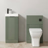 [BFZRE010] Belvide Floor Standing Cloakroom Suite, Vanity Basin Unit, WC Unit, Toilet & Tap - Silo