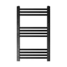 [BH407MB] Straight Heated Heated Towel Rail Radiator, 337W, 400 x 700mm, Matt Black - Cutout