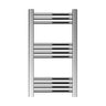 [BH408N] Straight Heated Heated Towel Rail Radiator, 337W, 400 x 700mm, Matt Black - Cutout