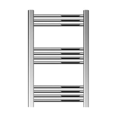 [BH507N] Yarnfield Straight Heated Rail Dual Fuel Towel Warmer, 500mm - Choice of Size and Colour - Cutout